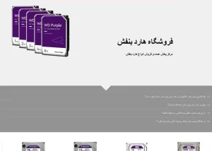 طراحی وب سایت هارد بنفش